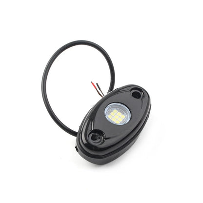 12 Pcs White LED Rock Light for JEEP Truck ATV SUV Trail Rig Bar Lamp