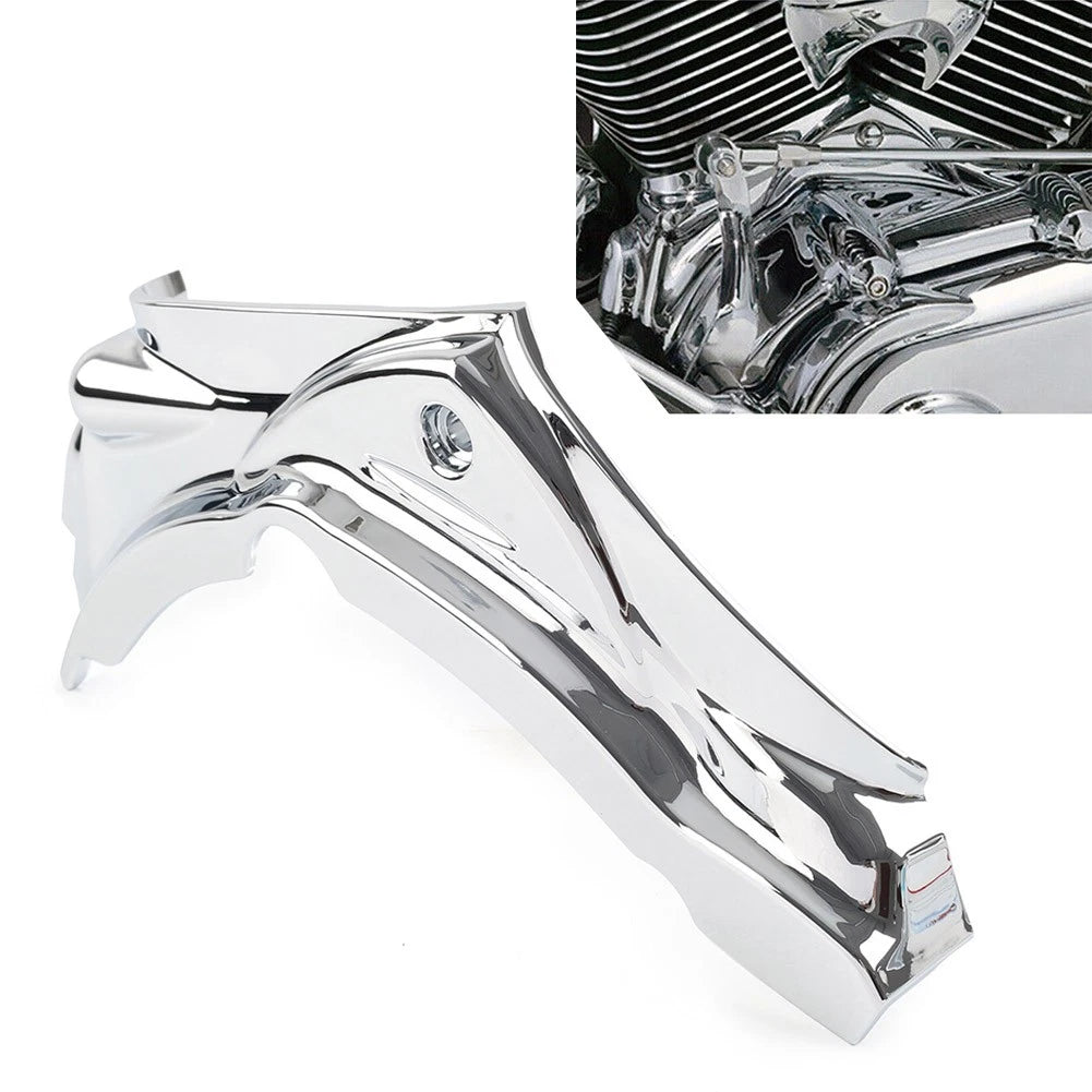 1pc Motorcycle Chrome Cylinder Base Side Cover For Harley Softail 2007-2017