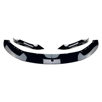 Front Bumper Lip Spoiler + Side Splitter Canards Cover Body Kit For BMW 4 Series