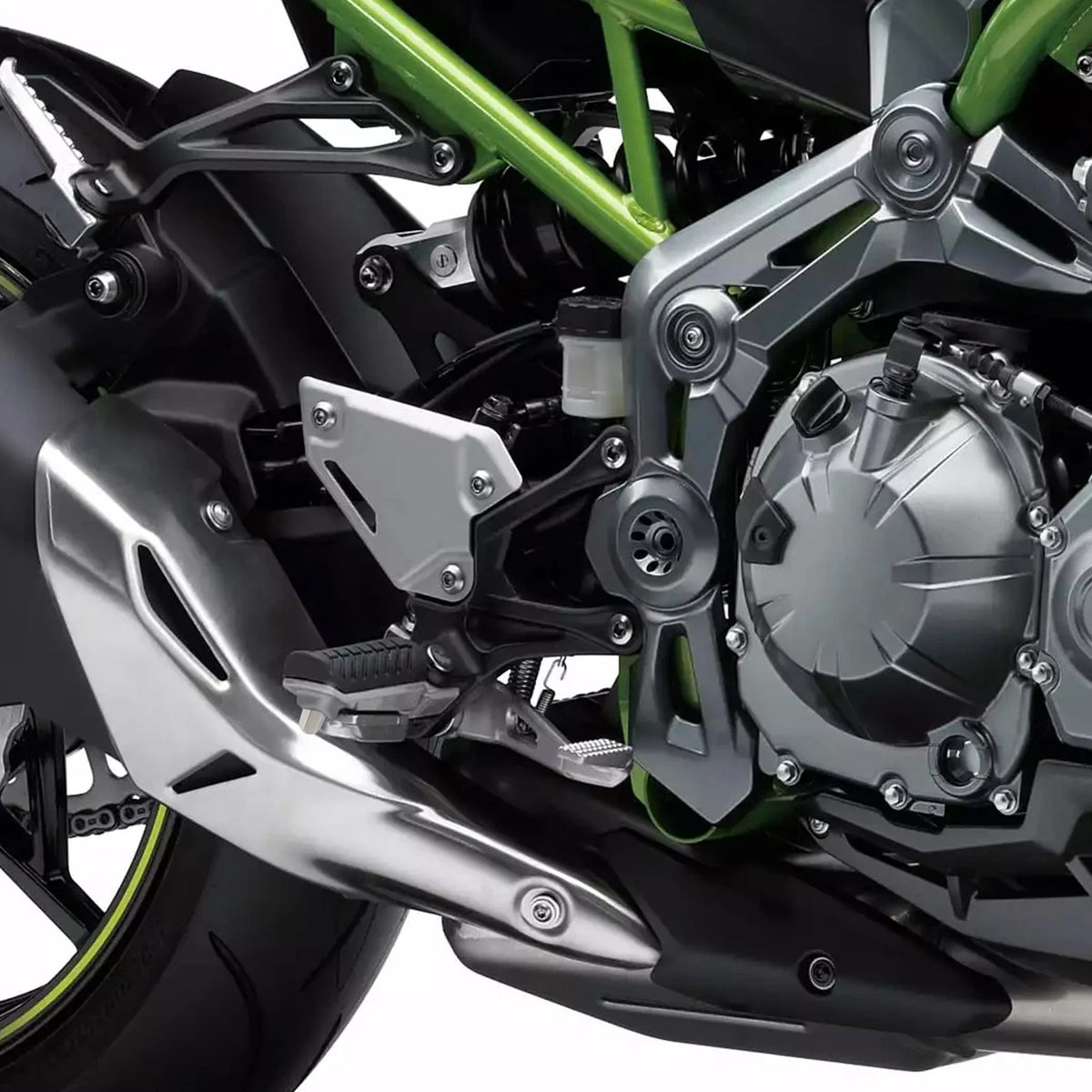 Front Driver Foot Pegs Pedals Bracket Fit For Kawasaki Z900 17-24 2018 2019 2020