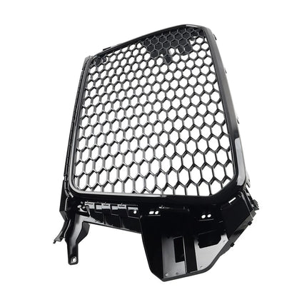 Front Bumper Honeycomb Grille Glossy Black For Audi Q3 SQ3 2013-2015