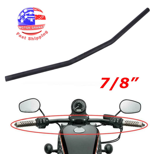 7/8"/22mm Motorcycle Handlebar Flat Type Drag Bar For Chopper Bobber Cafe Racer