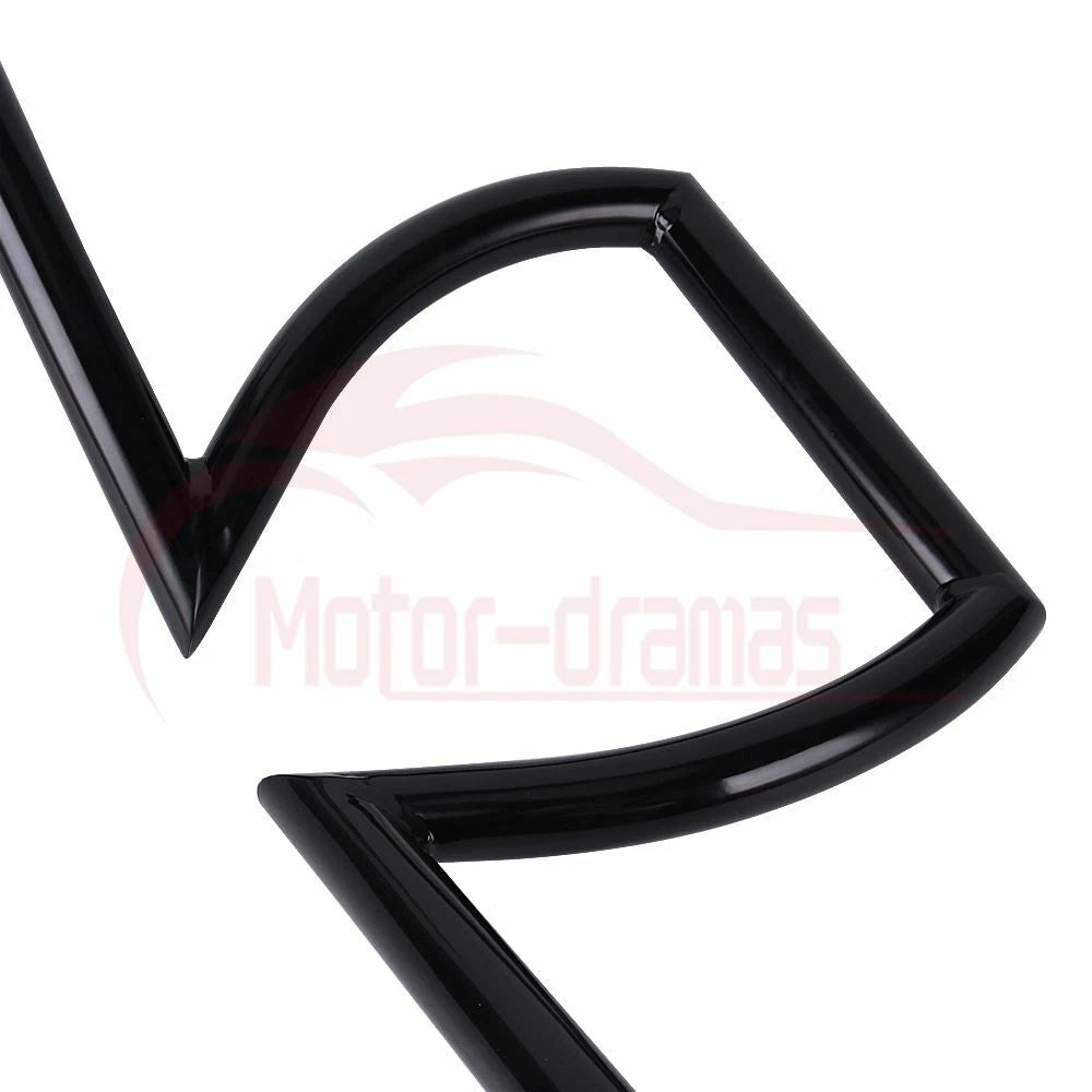 1" 25mm Drag Handlebar Z Bar 8-3/4" Rise For Honda Bobber Bike Motorcycle ATV US