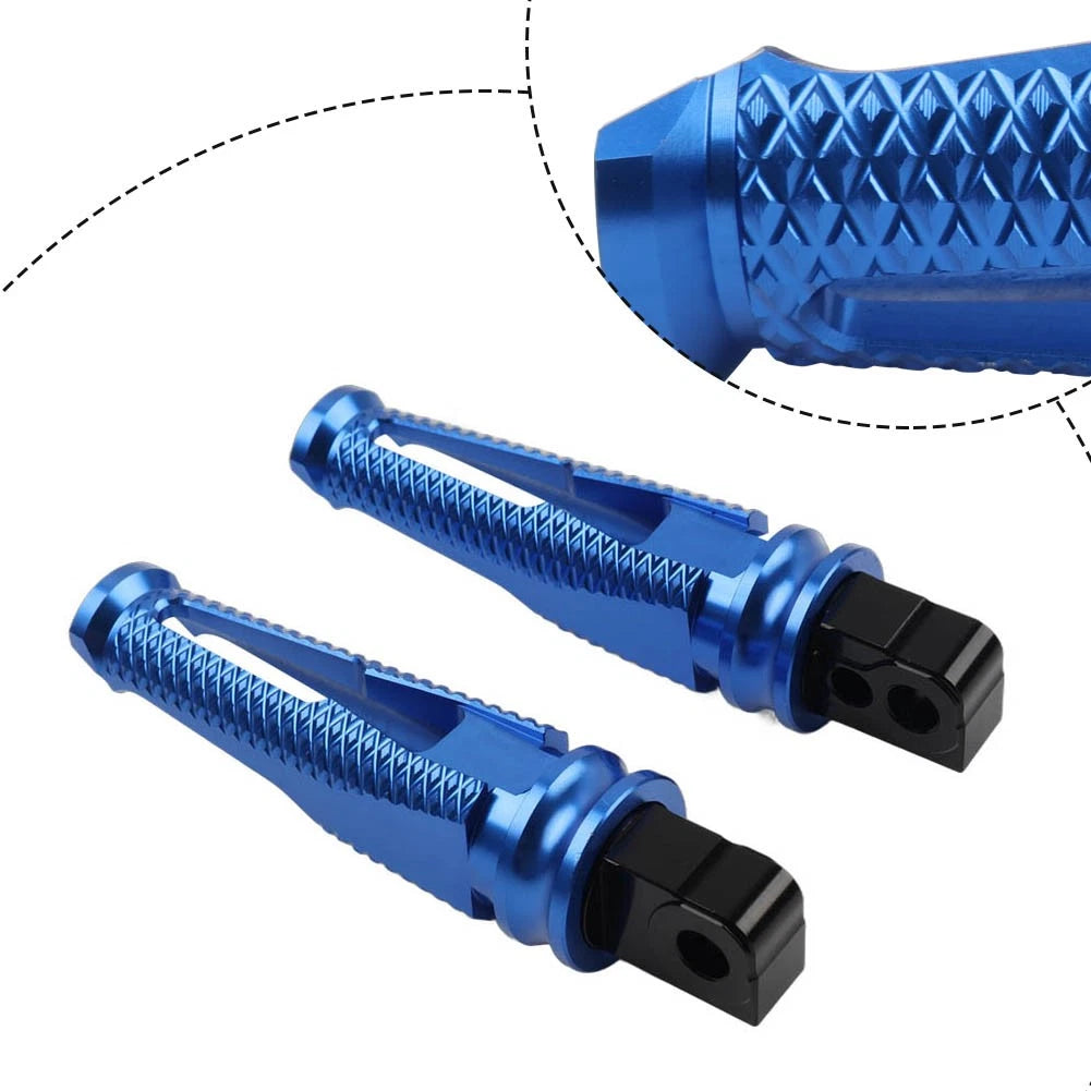 Blue Foot Pegs Rear Passenger Footrests Pedal For Suzuki GSXR600/750 GSXR1000