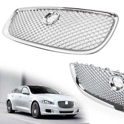 1 Pcs  ABS Chrome Front Upper Car Grille Mesh Grill Fit Jaguar XJ 2010-2015