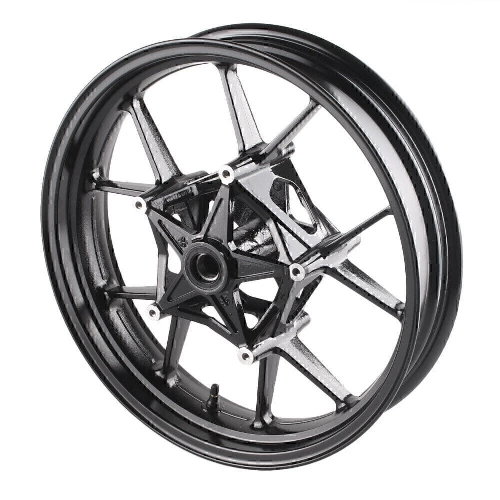 Front Wheel Rim For BMW 2010-2018 S1000RR & 2014-2018 15 S1000R Black Motorcycle