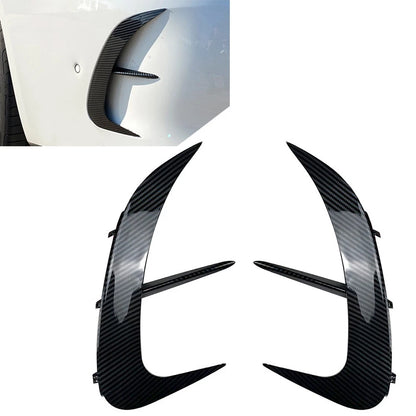 2X Rear Bumper Splitter Spoiler Canard Air Vent For Mercedes Benz C-Class W206