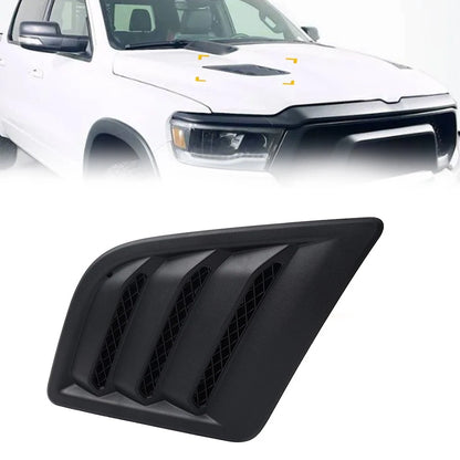1x Right Side Hood Vent Bezel Grille Cover For Dodge Ram 1500 DT 2019-2024