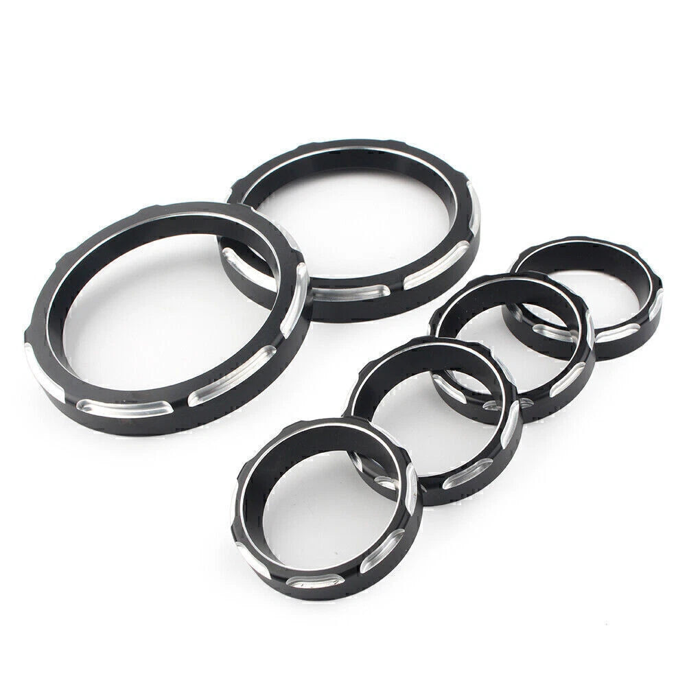 Cut Speedometer Board Burst Gauge Bezel CNC For Harley Touring FLHT FLHX 96 - 13