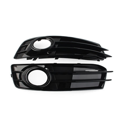 2x Front Bumper Fog Light Grille Cover For Audi A3 8P 2009-2012 Black USA