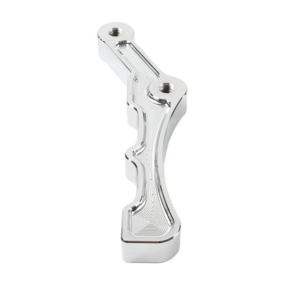 CNC Motorcycle Radial Front Brake Caliper Mount Bracket For Harley Chrome