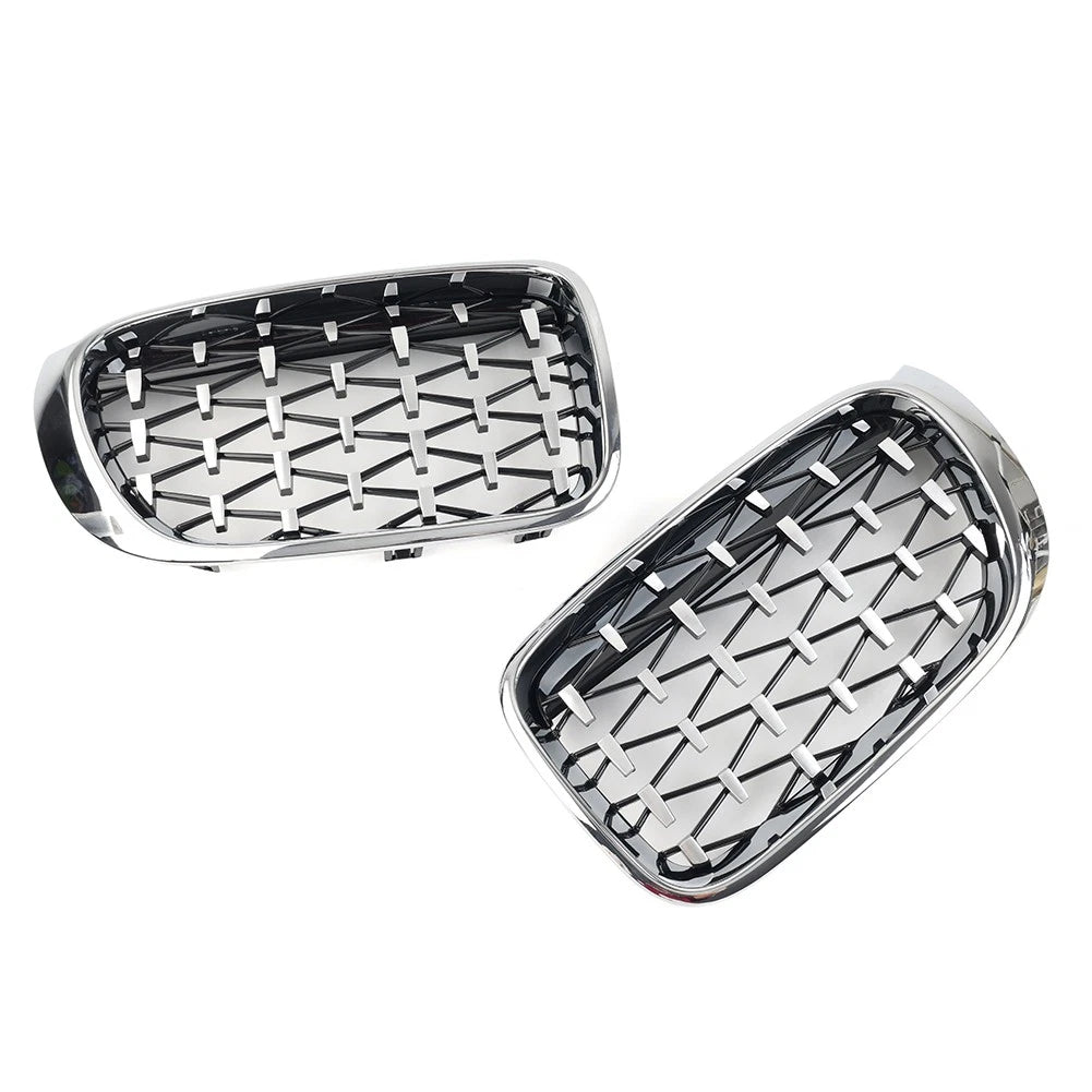 1 Pair Front Bumper Kidney Grille For BMW X3 F25 X4 F26 2014-2017