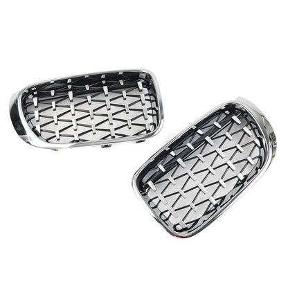 1 Pair Front Bumper Kidney Grille For BMW X3 F25 X4 F26 2014-2017
