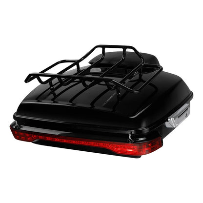 Chopped Trunk Pad Luggage Rack Light Fit For Harley Touring Road Glide 2014-2025