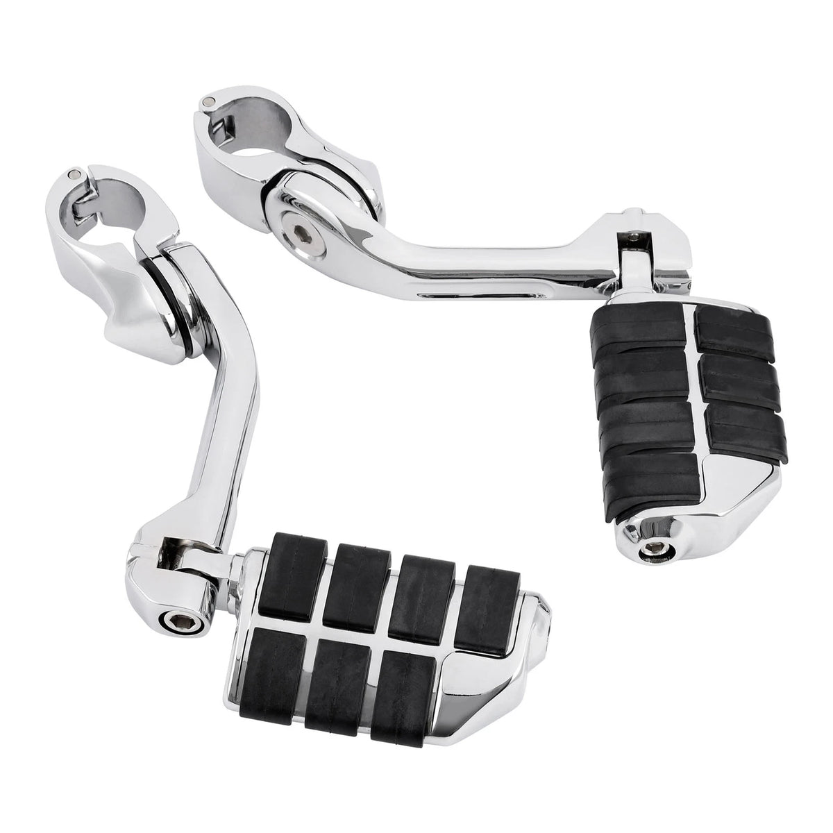 32mm Long Highway Foot Pegs Footrests Fit For Harley Touring Electra Road Glide