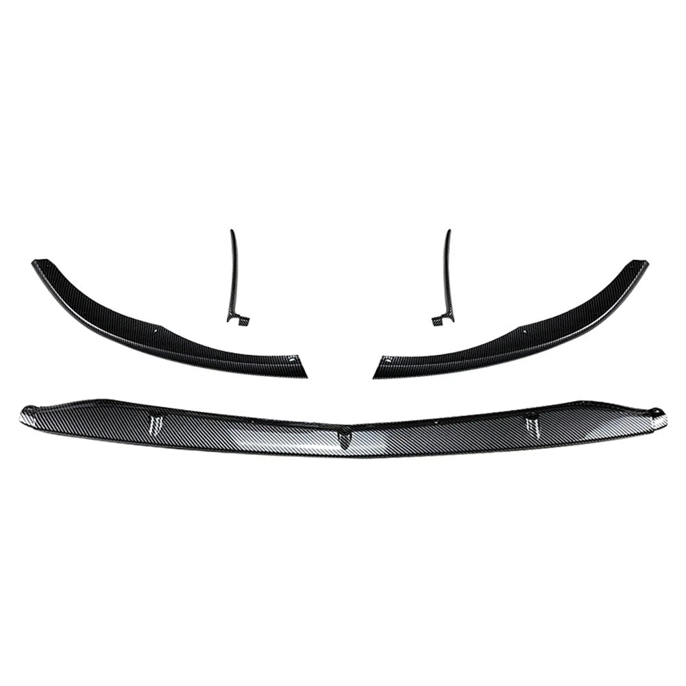 Front Bumper Lip Splitter Set For Mercedes Benz C Class Coupe C205 C63 2015-2022