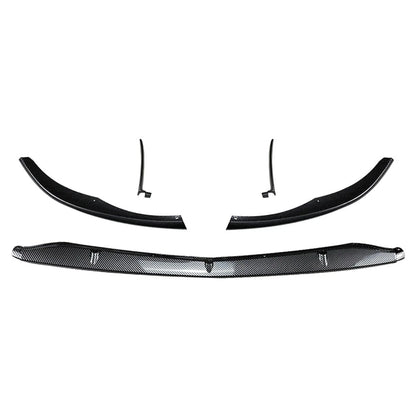 Front Bumper Lip Splitter Set For Mercedes Benz C Class Coupe C205 C63 2015-2022