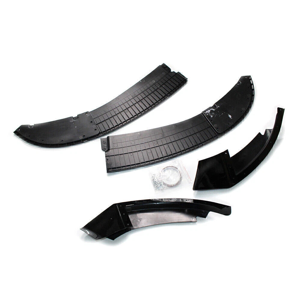 Front Bumper Lip Gloss Black Fit For BMW F32 F33 F36 4 Series M Sport 2014-20