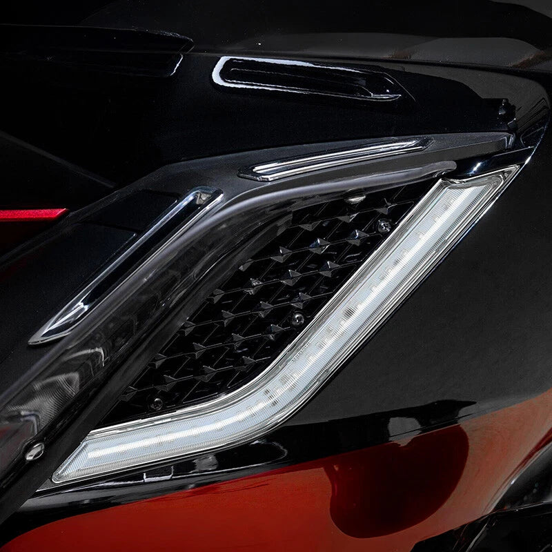 LED Radiator Grill Panels Light Fit For Honda Gold Wing Tour DCT Airbag 18-Up US