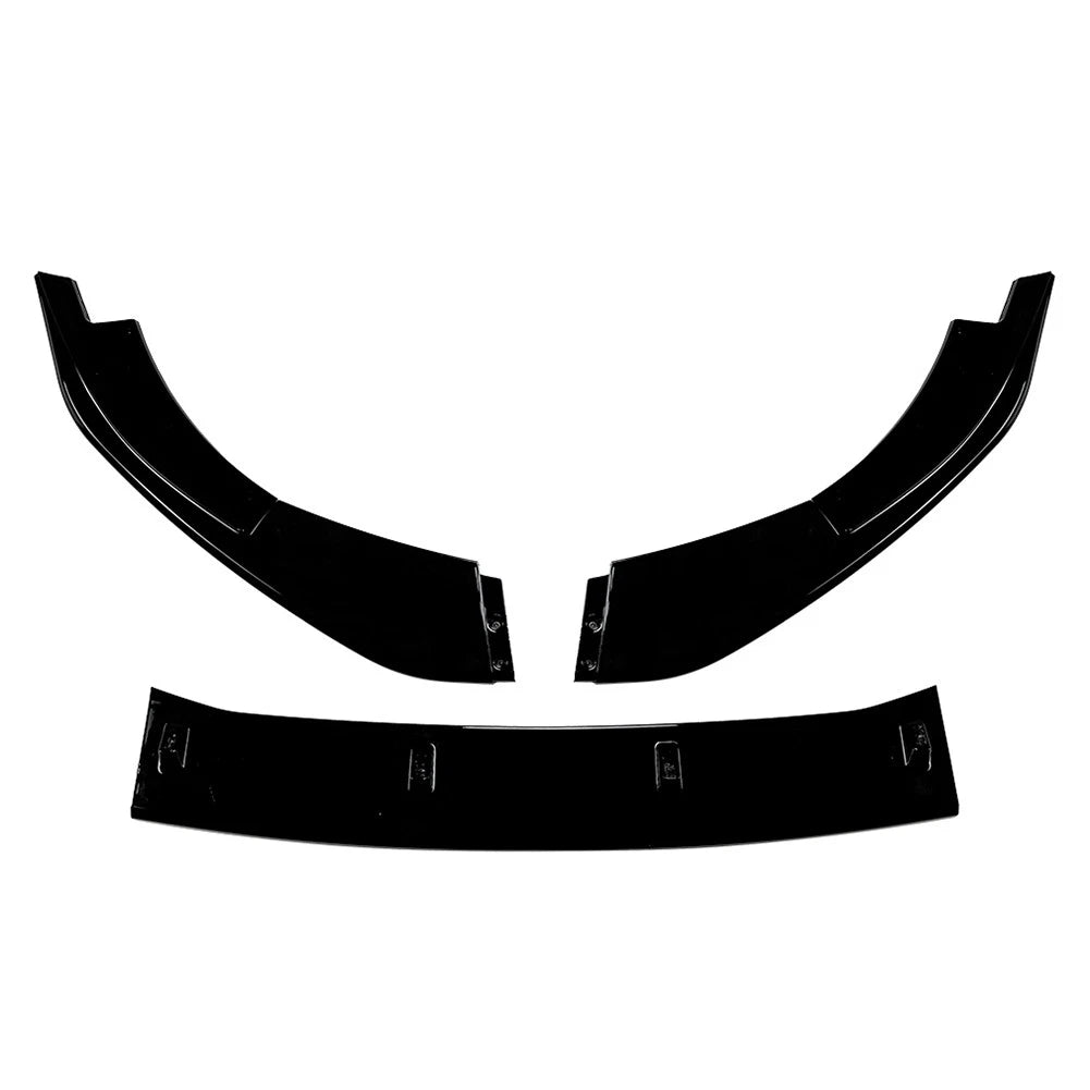ABS Glossy Black Front Bumper Lip Splitter For VW Golf MK6 2010-2013