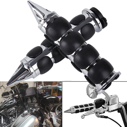 1" Motorcycle Handlebar Hand Grips For Harley Touring Road King Custom Sportster