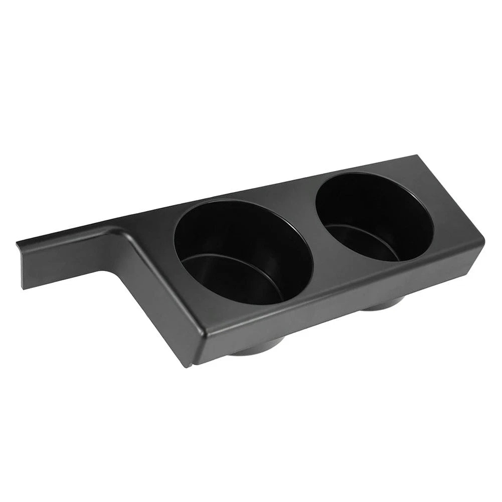 Center Console Double Cup Holder Organizer Black For BMW 525i 528i 530i 540i M5