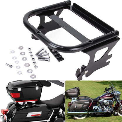For 97-08 Touring Harley Detachable 2 Two-Up Tour Pak Pack Mounting Luggage Rack