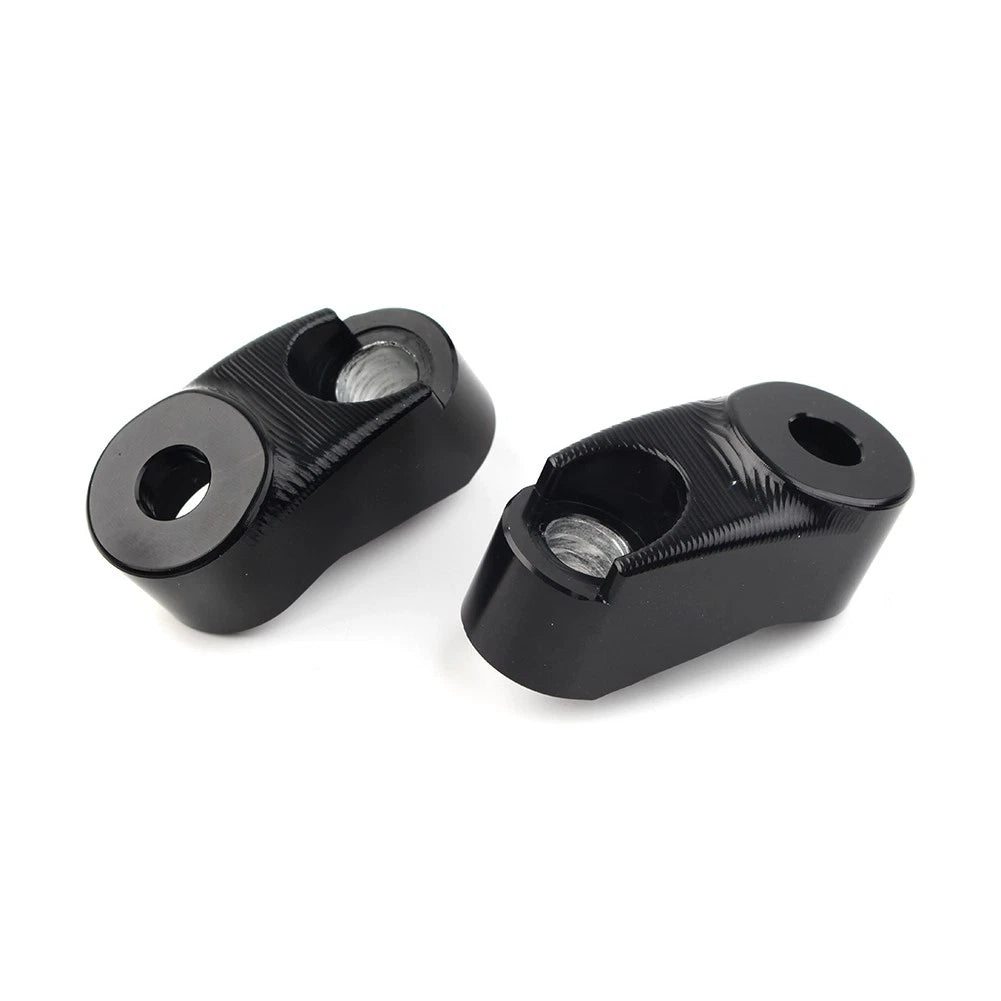 Black Short Front Turn Signal Mounts 39mm 49mm Forks for Harley Sportster FXR