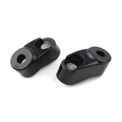 Black Short Front Turn Signal Mounts 39mm 49mm Forks for Harley Sportster FXR
