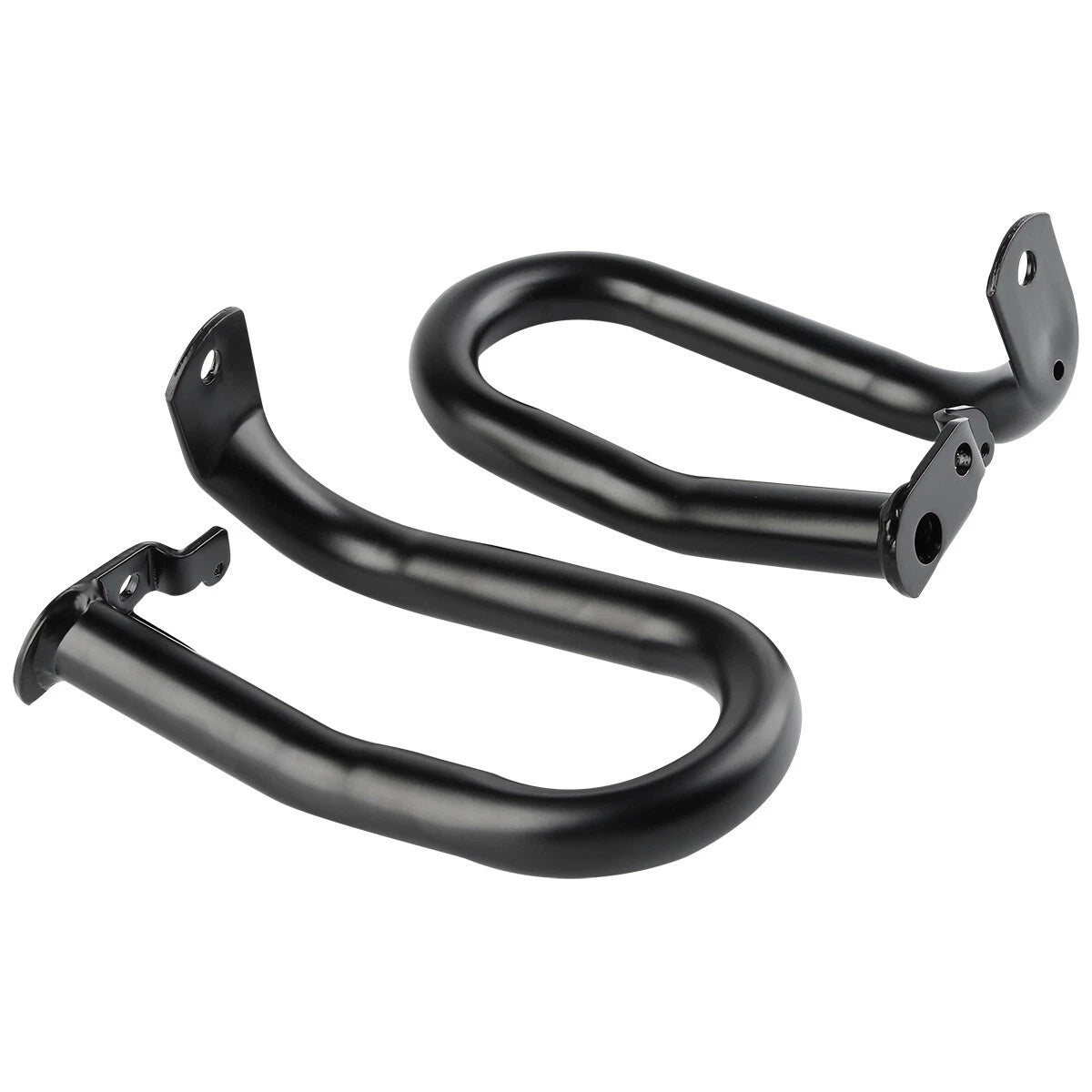 Front & Rear Black Engine Guards Crash Bars Fit For Honda 1800 GL1800 2001-2017