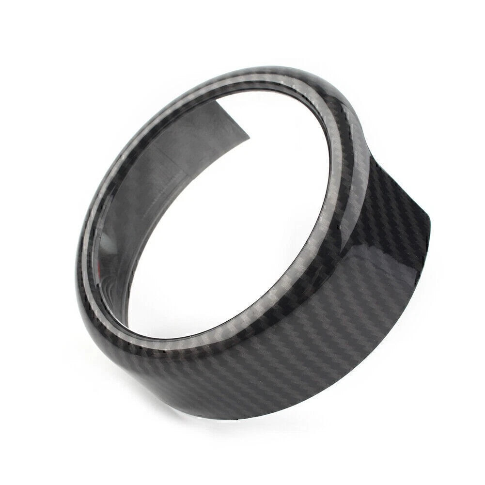 Front Grille Grill Logo Emblem Ring For Alfa Romeo Giulia 2017-2020 Carbon Fiber
