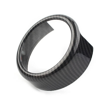 Front Grille Grill Logo Emblem Ring For Alfa Romeo Giulia 2017-2020 Carbon Fiber