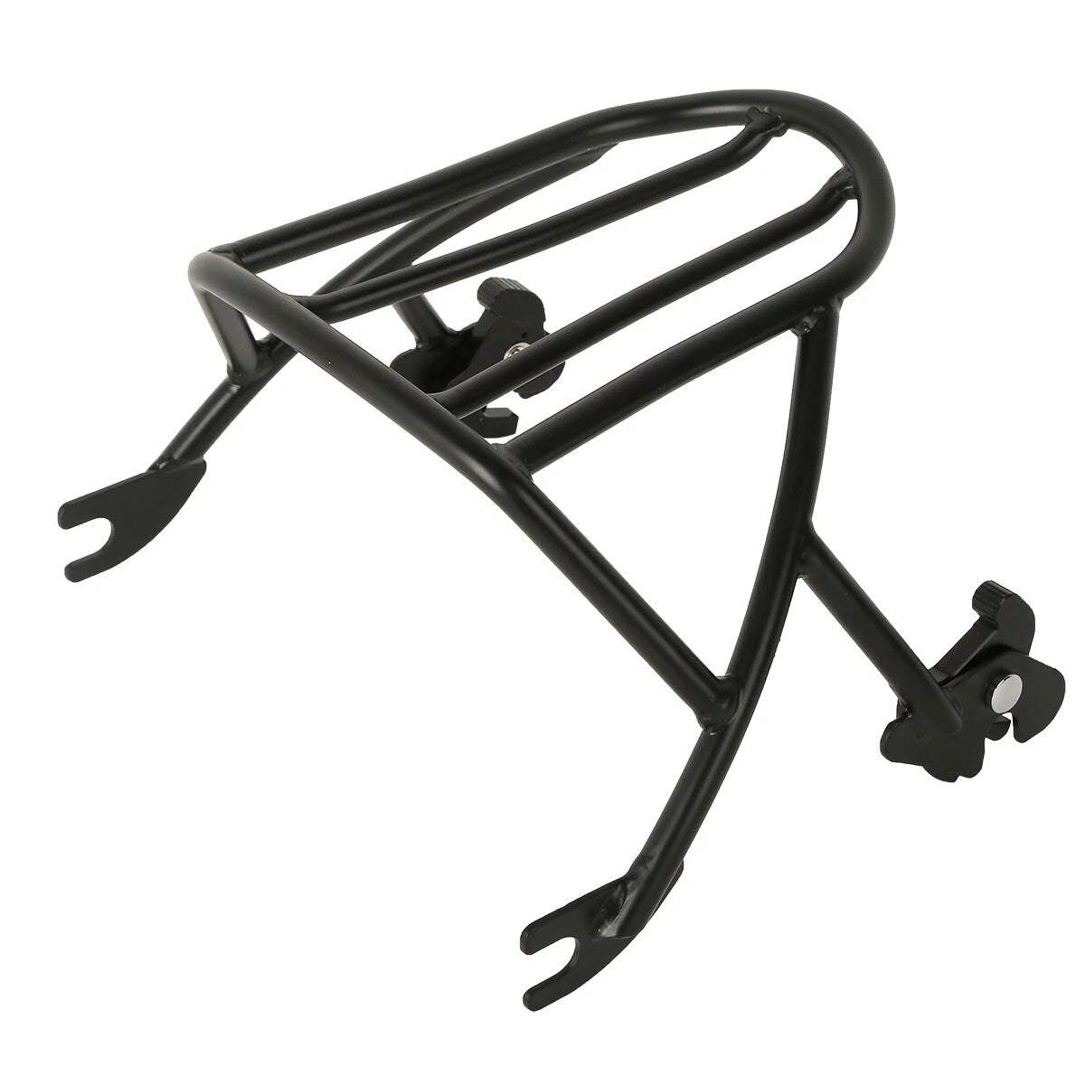 Black Solo Luggage Rack Docking Hardware Kit For Harley Sportster 883 1200 04-22