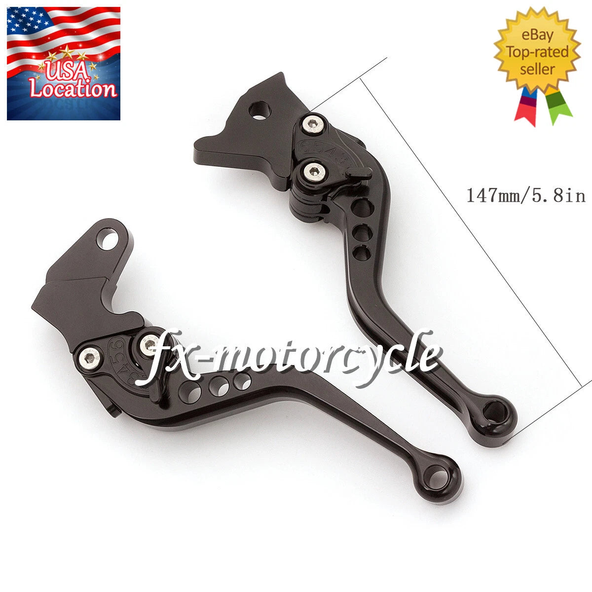 Short Brake Clutch Levers For Yamaha Banshee 350 2002-2006 2003 2004 2005 89-08