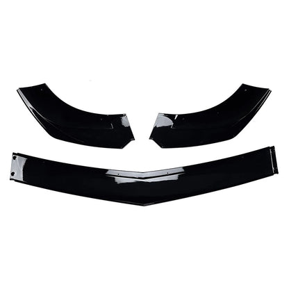 Front Bumper Spoiler For Mercedes Benz C Class W204 S204 Facelift 11-14 Black