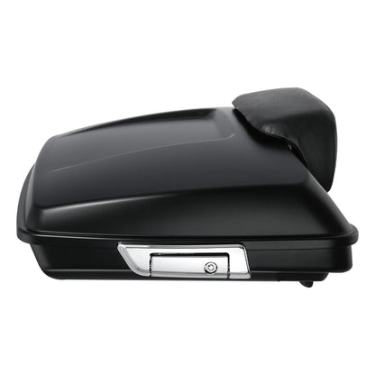 Matt Black Razor Trunk Pad Mount Rack Fit For Harley Touring Road Glide 97-2008