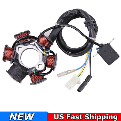 Chinese Stator Magneto 6 Coil 6 Pole GY6 50cc Scooter ATV Jonway TaoTao ROKETA