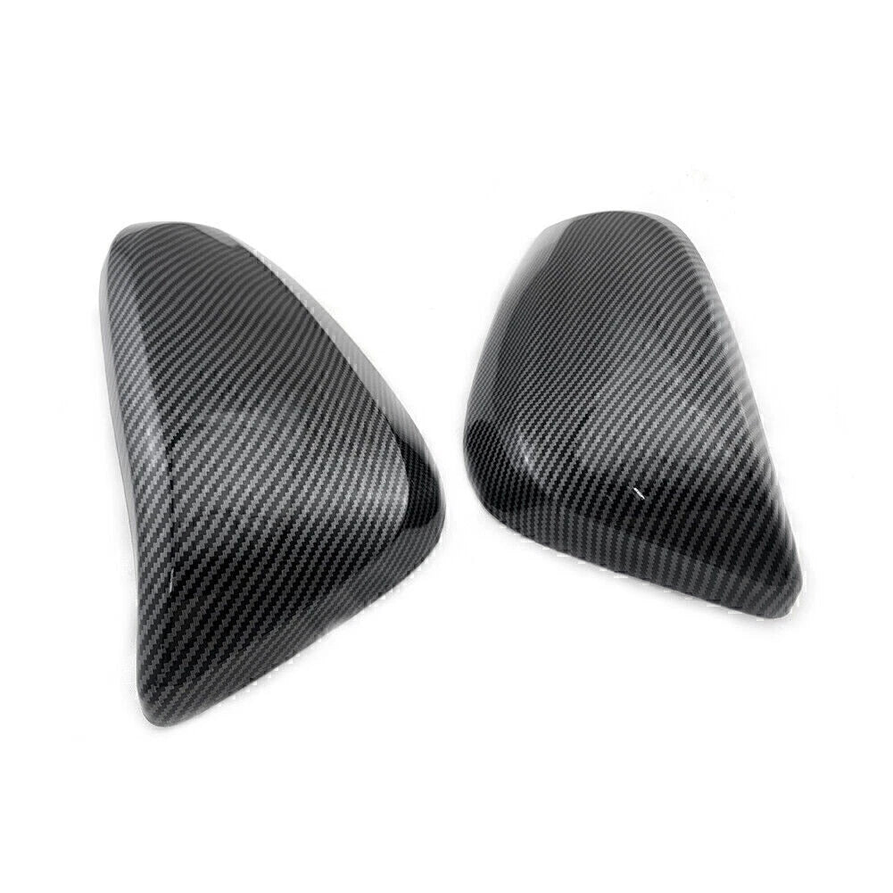 Fit Toyota Hilux Revo 2015 - 2022 Style Side Door Mirror Cover Trim Carbon Fiber