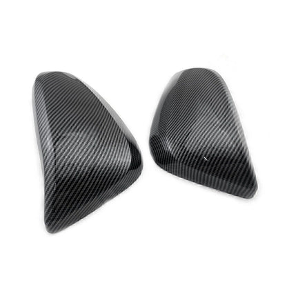 Fit Toyota Hilux Revo 2015 - 2022 Style Side Door Mirror Cover Trim Carbon Fiber