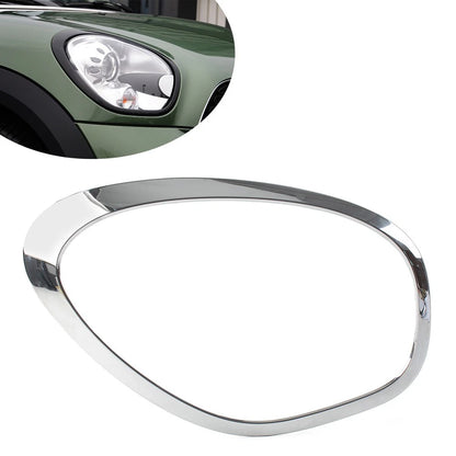 Car Front Headlight Ring Bezel Trim For BMW Mini Cooper R60 Countryman 2011-2016
