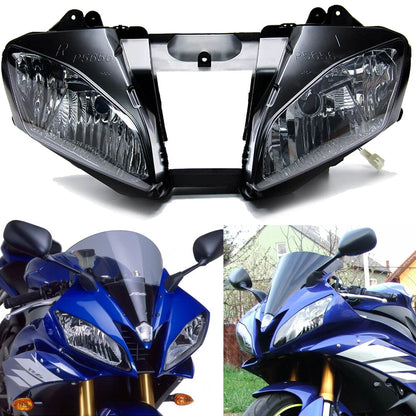 Front Headlight Headlamp Light Assembly For Yamaha YZF R6 YZF-R6 YZFR6 2006 2007