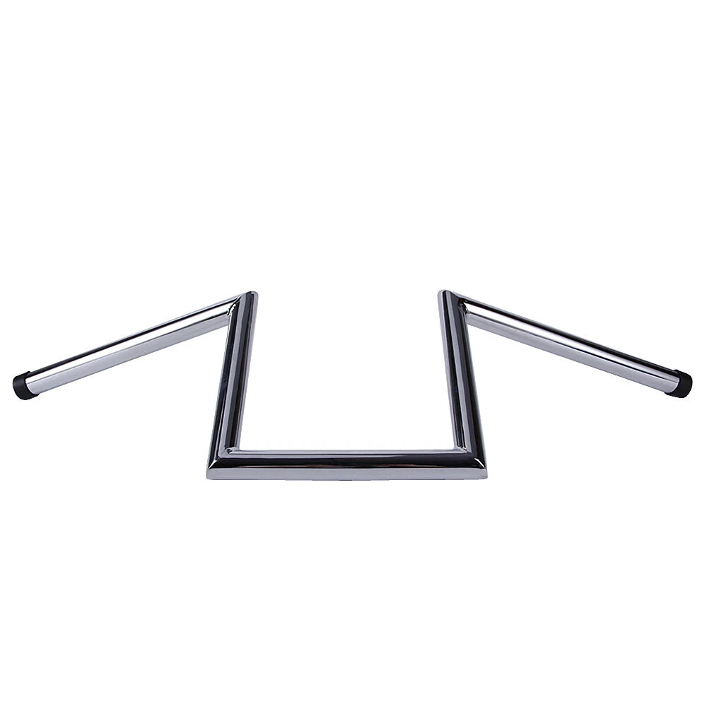 8" Rise 1" Ape Hanger Handlebars Drag Z-Bar Universal For Harley Honda Kawasaki