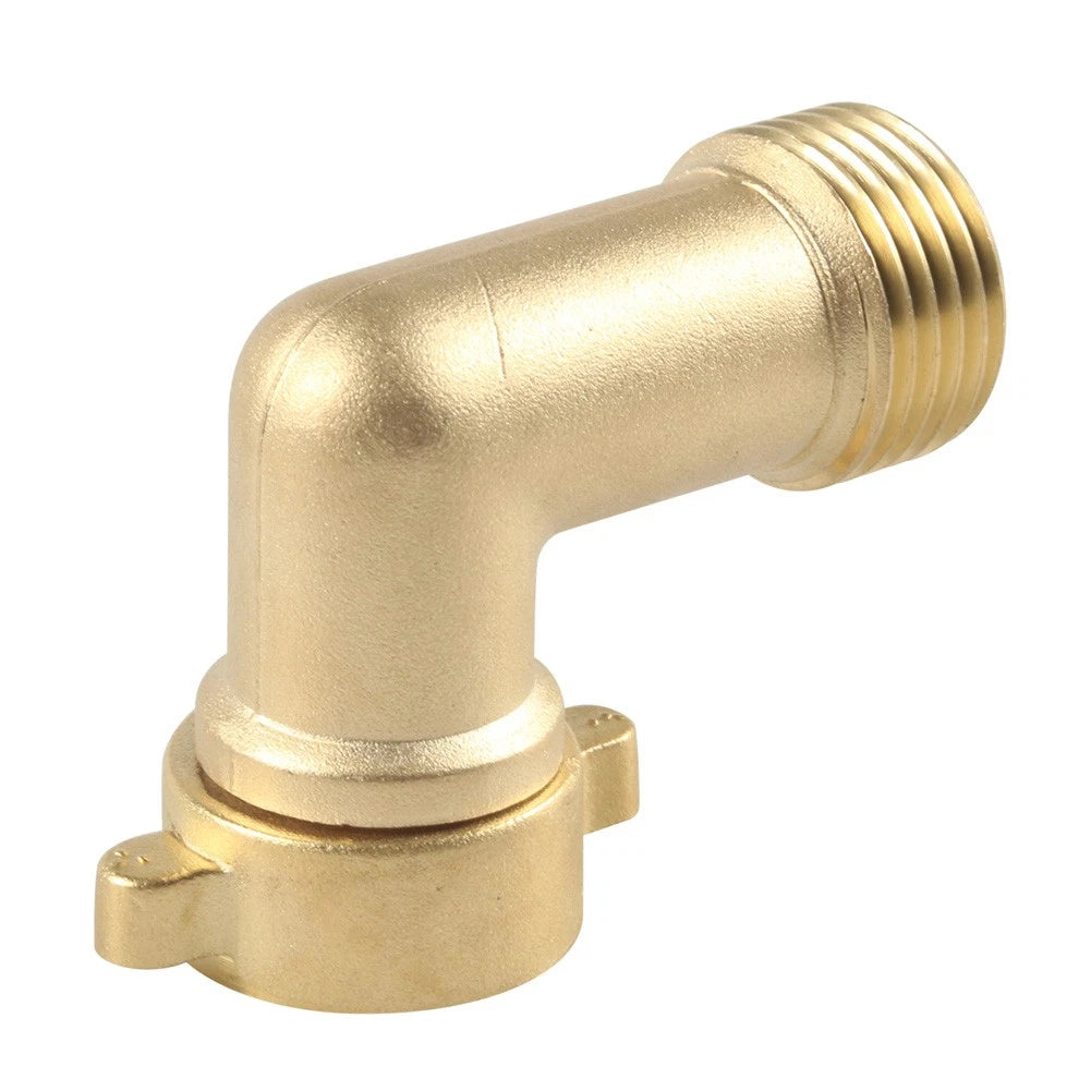 Garden Hose Extension Protector 90° Elbow Swivel Garden Hose Connector Adapter