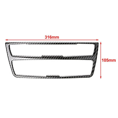 Air Condition Media Control Panel Trims For BMW 3 4 Series F30 F33 Carbon Fiber