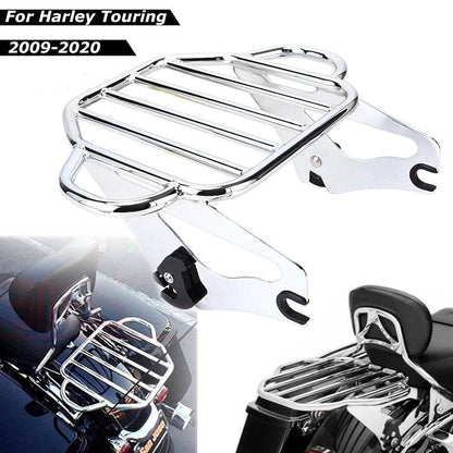 Detachable TwoUp Luggage Rack For Harley Touring Road King Street Glide 09-22 US