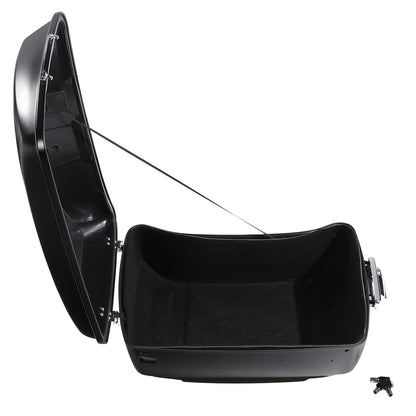 King Trunk Backrest Pad Mount Fit For Harley Touring Glide 2014-Up