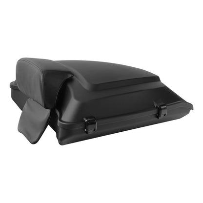 Matte Black Razor Trunk & Backrest Fit For Harley Electra Glide 14-25