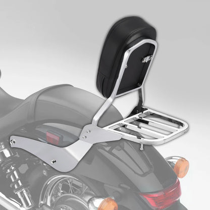 Sissy Bar Back Rest Luggage Rack Fit For Suzuki Intruder/Volusia VL800 2001-2011