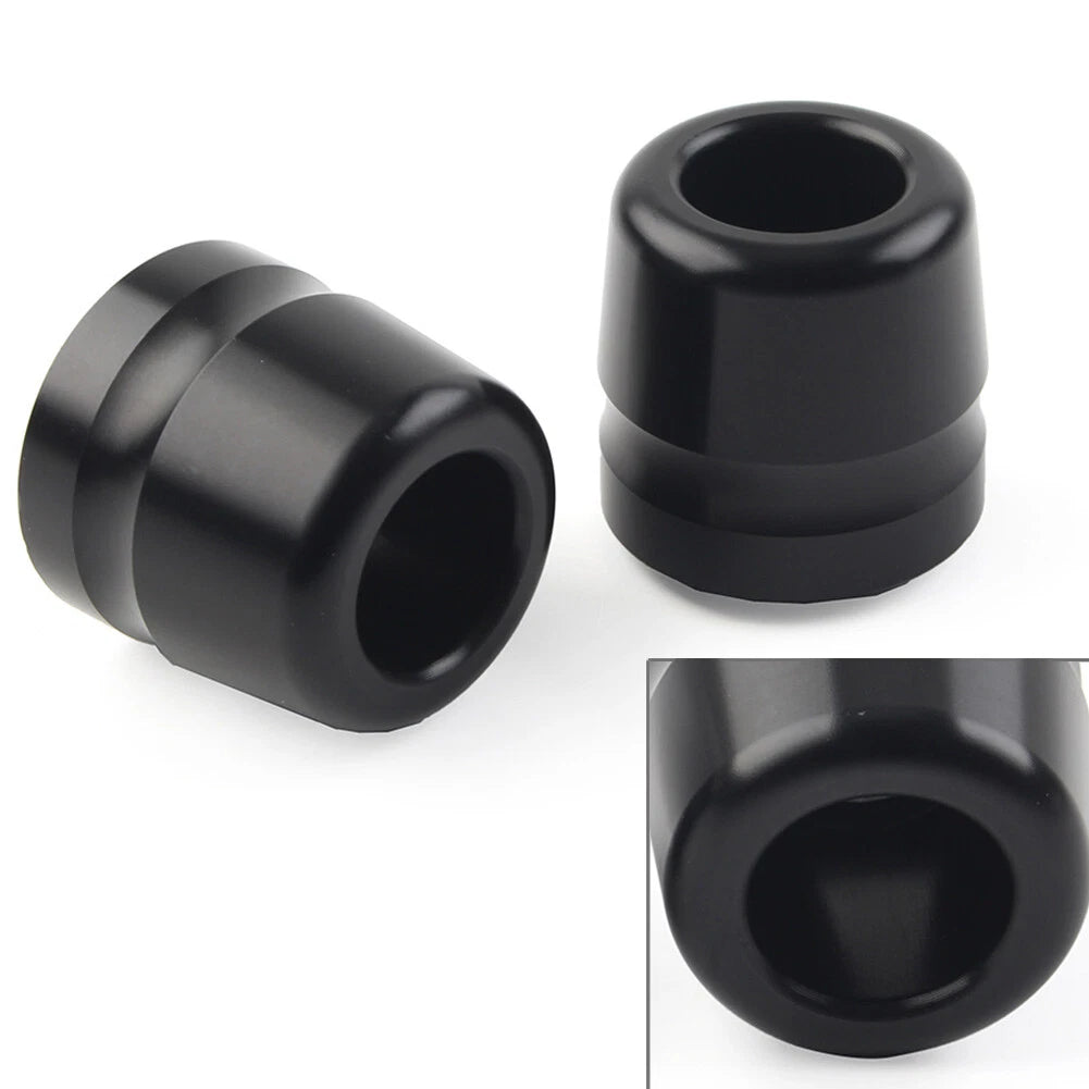 CNC Handlebar Grips Bar End Slider Caps For BMW S1000RR HP4 S1000R F800R Black