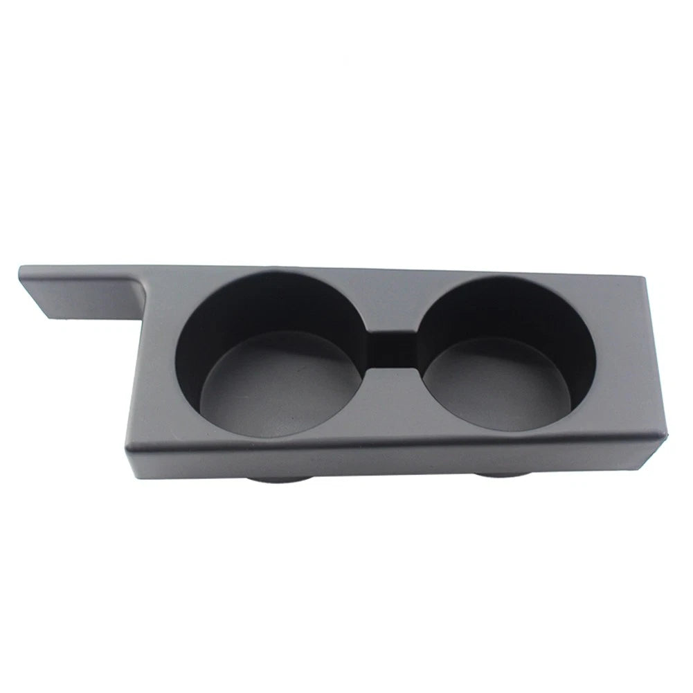 Center Console Double Cup Holder Organizer For BMW 525i 528i 530i 540i M5 Black